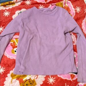 Purple Kids Long Sleeve Shirt